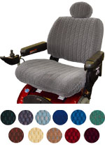 Mobile Anti-Skid Seat Electric Wheelchair Waterproof Seat Cover Elasticated Waterproof Mobility Scooter, Size: Small, Gray