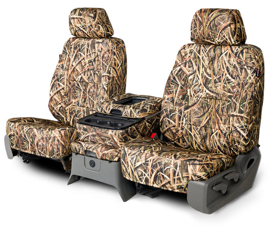 Volkswagen Routan mossy oak camouflage custom seat covers in shadow grass blades