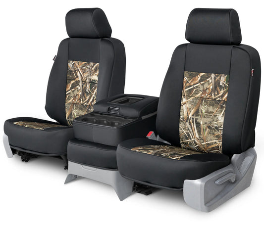 Volkswagen Routan neo-camo custom seat covers in realtree advantage max-5