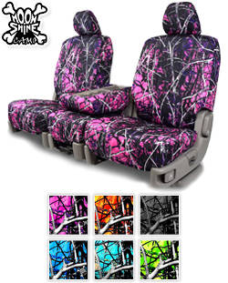 purple camo car seat covers